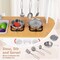 Toddler Pretend Play Kitchen Toy with Stove for 3+ Boys and Girls - 34" x 10" x 32" (L x W x H)